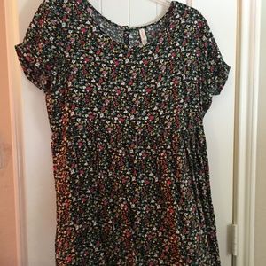 Floral T-Shirt Dress